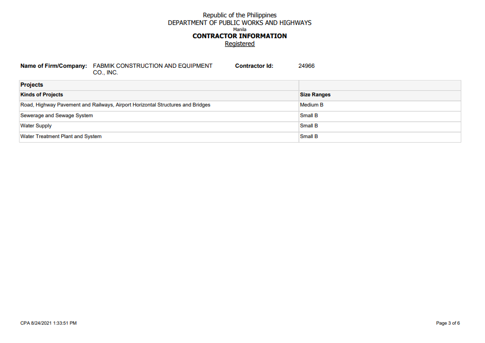 DPWH certificate 3